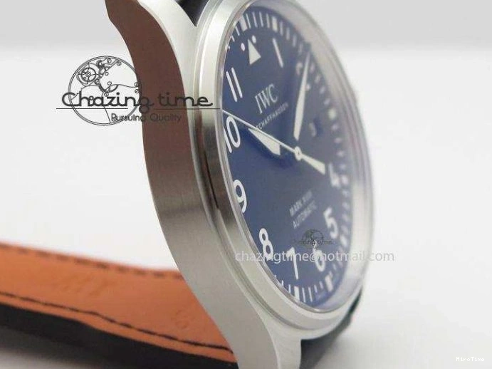 MIROTIME 0212 Mark XVIII IW327001 V6F Best Edition Black Dial On Black Leather Strap A Tailored 7307